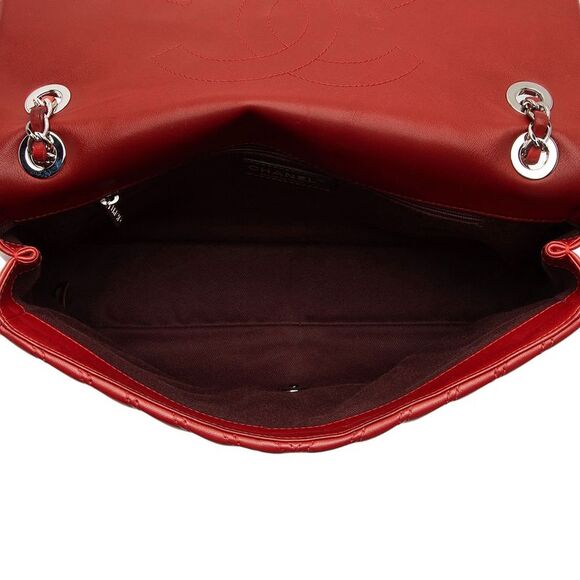 Chanel Chevron Lambskin Classic Jumbo Single Flap Bag - Picture 7 of 15